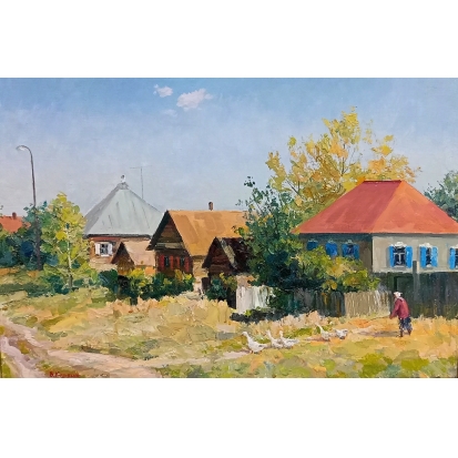 Летом в деревне