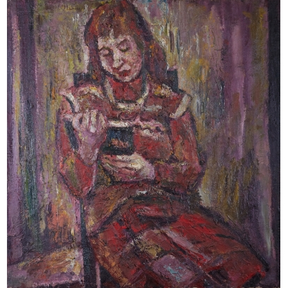 За чтением.Портрет Алле